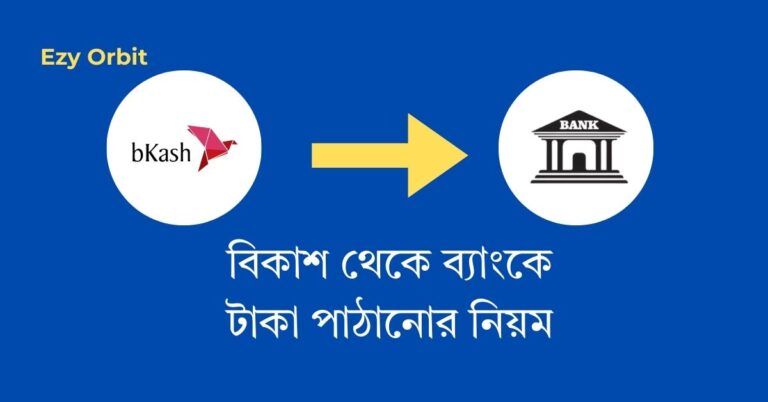 বিকাশ থেকে ব্যাংকে টাকা পাঠানোর নিয়ম, খরচ ও লিমিট