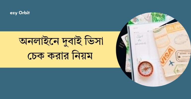 পাসপোর্ট নাম্বার দিয়ে অনলাইনে দুবাই ভিসা চেক করার নিয়ম